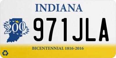 IN license plate 971JLA