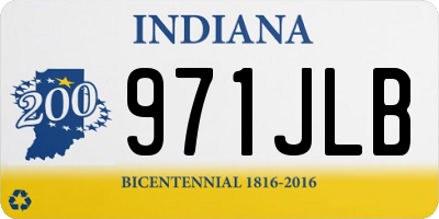 IN license plate 971JLB