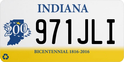 IN license plate 971JLI