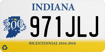 IN license plate 971JLJ