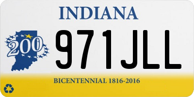 IN license plate 971JLL