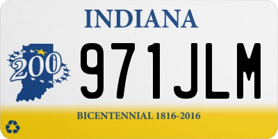 IN license plate 971JLM