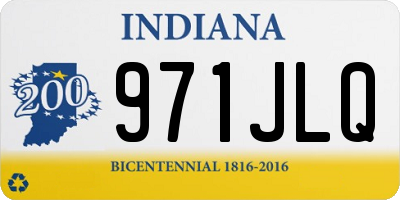 IN license plate 971JLQ