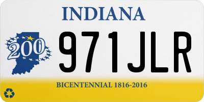 IN license plate 971JLR