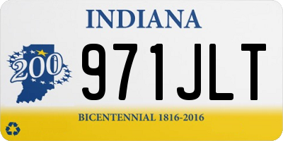 IN license plate 971JLT