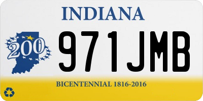 IN license plate 971JMB