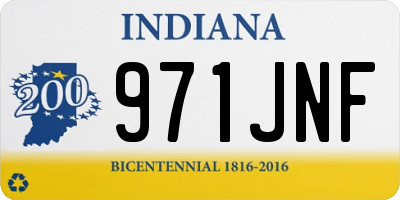 IN license plate 971JNF