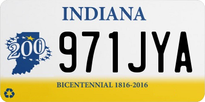 IN license plate 971JYA