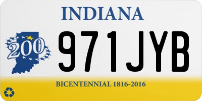 IN license plate 971JYB