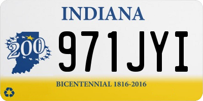 IN license plate 971JYI