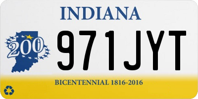 IN license plate 971JYT