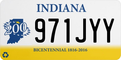 IN license plate 971JYY