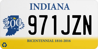 IN license plate 971JZN