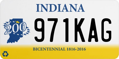 IN license plate 971KAG