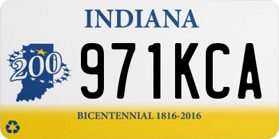 IN license plate 971KCA