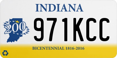 IN license plate 971KCC