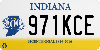 IN license plate 971KCE