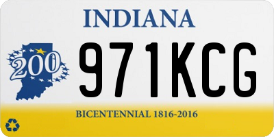 IN license plate 971KCG