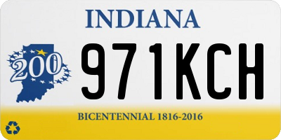 IN license plate 971KCH