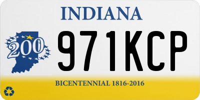 IN license plate 971KCP