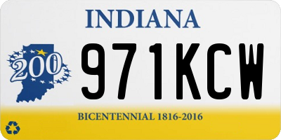 IN license plate 971KCW