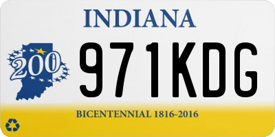 IN license plate 971KDG