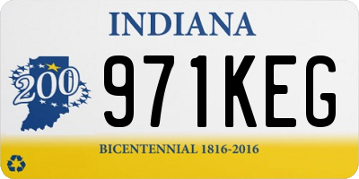 IN license plate 971KEG
