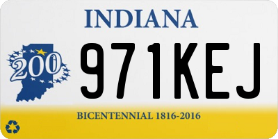 IN license plate 971KEJ