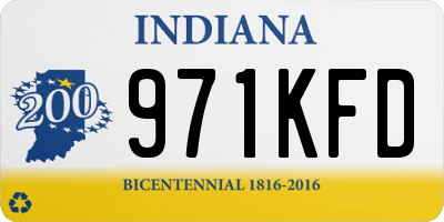 IN license plate 971KFD