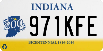 IN license plate 971KFE