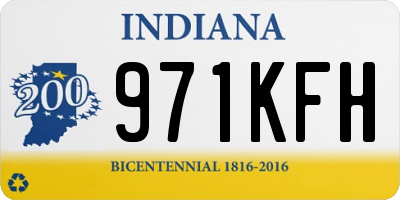 IN license plate 971KFH
