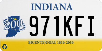 IN license plate 971KFI