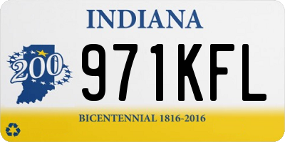 IN license plate 971KFL