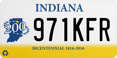 IN license plate 971KFR