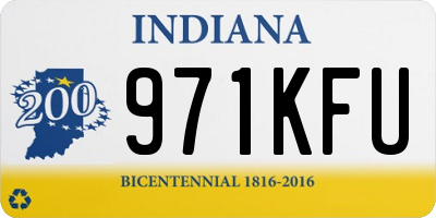 IN license plate 971KFU
