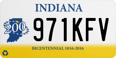 IN license plate 971KFV