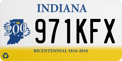 IN license plate 971KFX