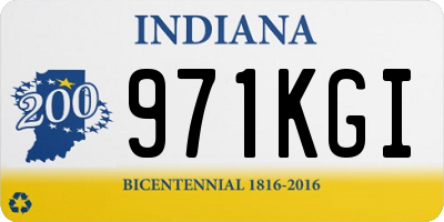 IN license plate 971KGI