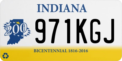 IN license plate 971KGJ