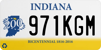 IN license plate 971KGM