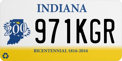 IN license plate 971KGR
