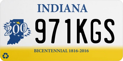 IN license plate 971KGS