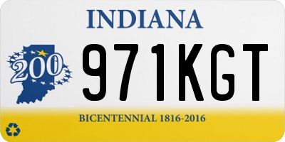IN license plate 971KGT