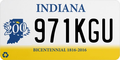 IN license plate 971KGU
