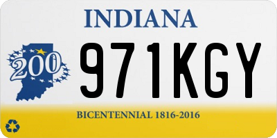IN license plate 971KGY