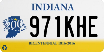 IN license plate 971KHE