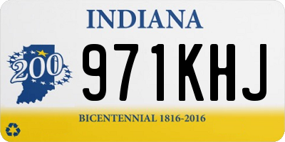 IN license plate 971KHJ