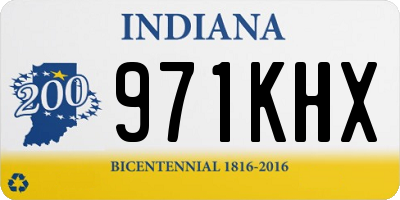 IN license plate 971KHX