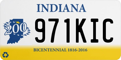 IN license plate 971KIC