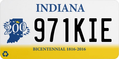 IN license plate 971KIE
